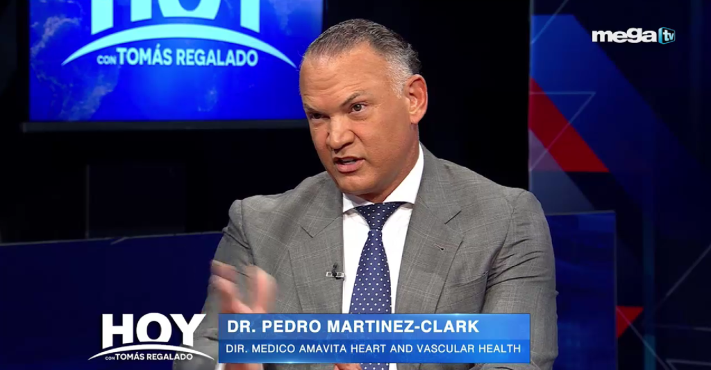 Interview with Dr. Pedro Martinez-Clark on mega TV